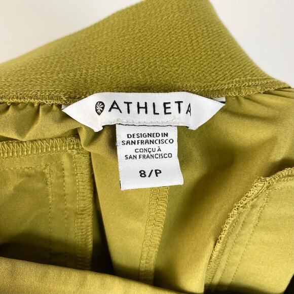 Athleta Green Brooklyn Heights Vienna Slim High Rise Pant Size 8 Petite - Picture 9 of 11